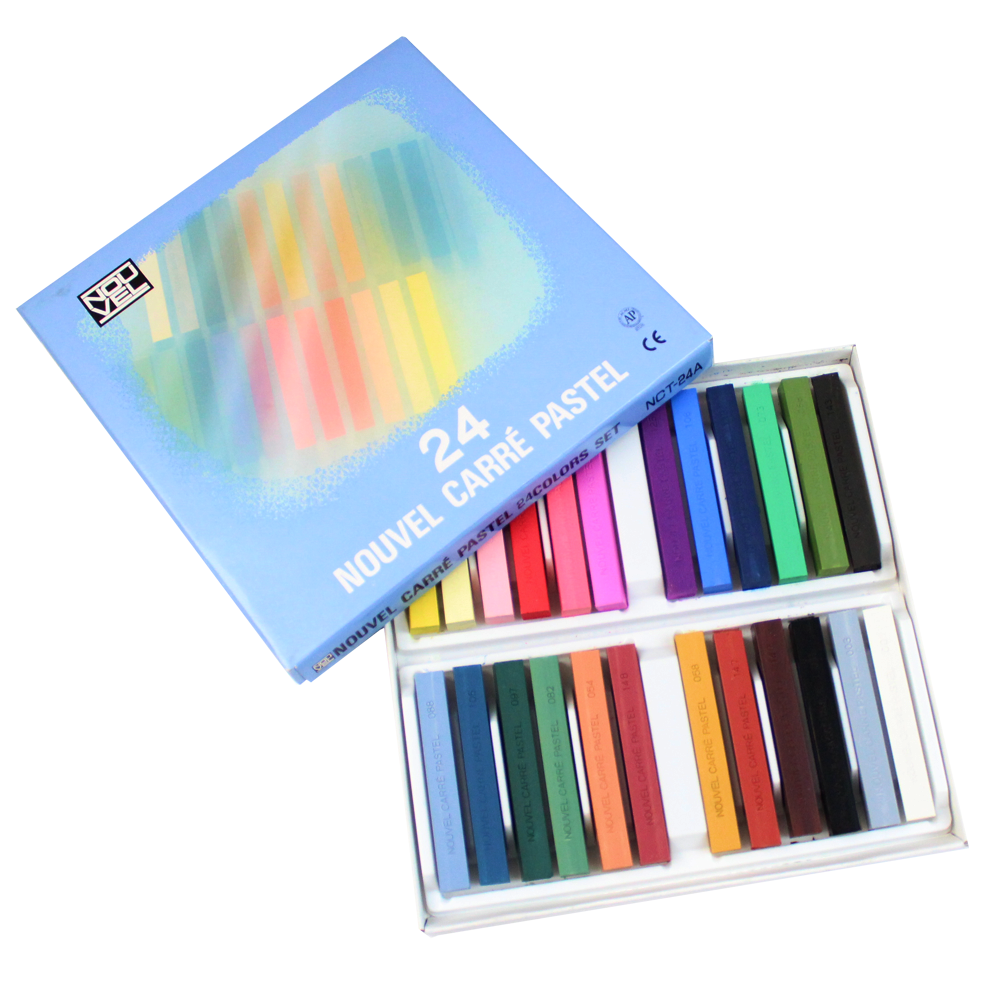 Pastel Seco Carré Nouvel Sakura 24 Cores NCT-24A